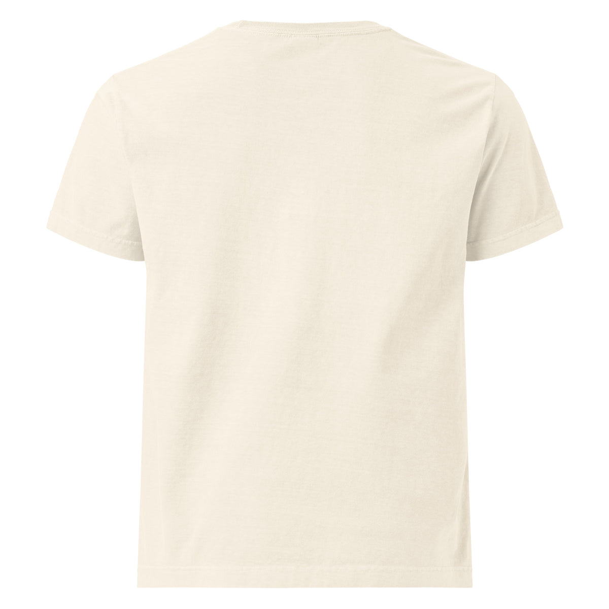 T-shirt oversized Silverback em branco vintage – vista traseira
