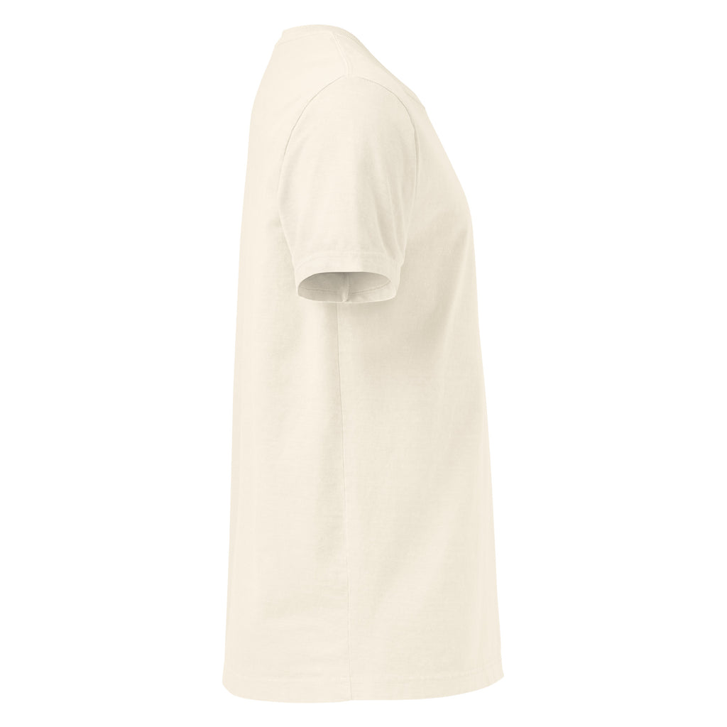 T-shirt oversized Silverback em branco vintage – vista lateral direita