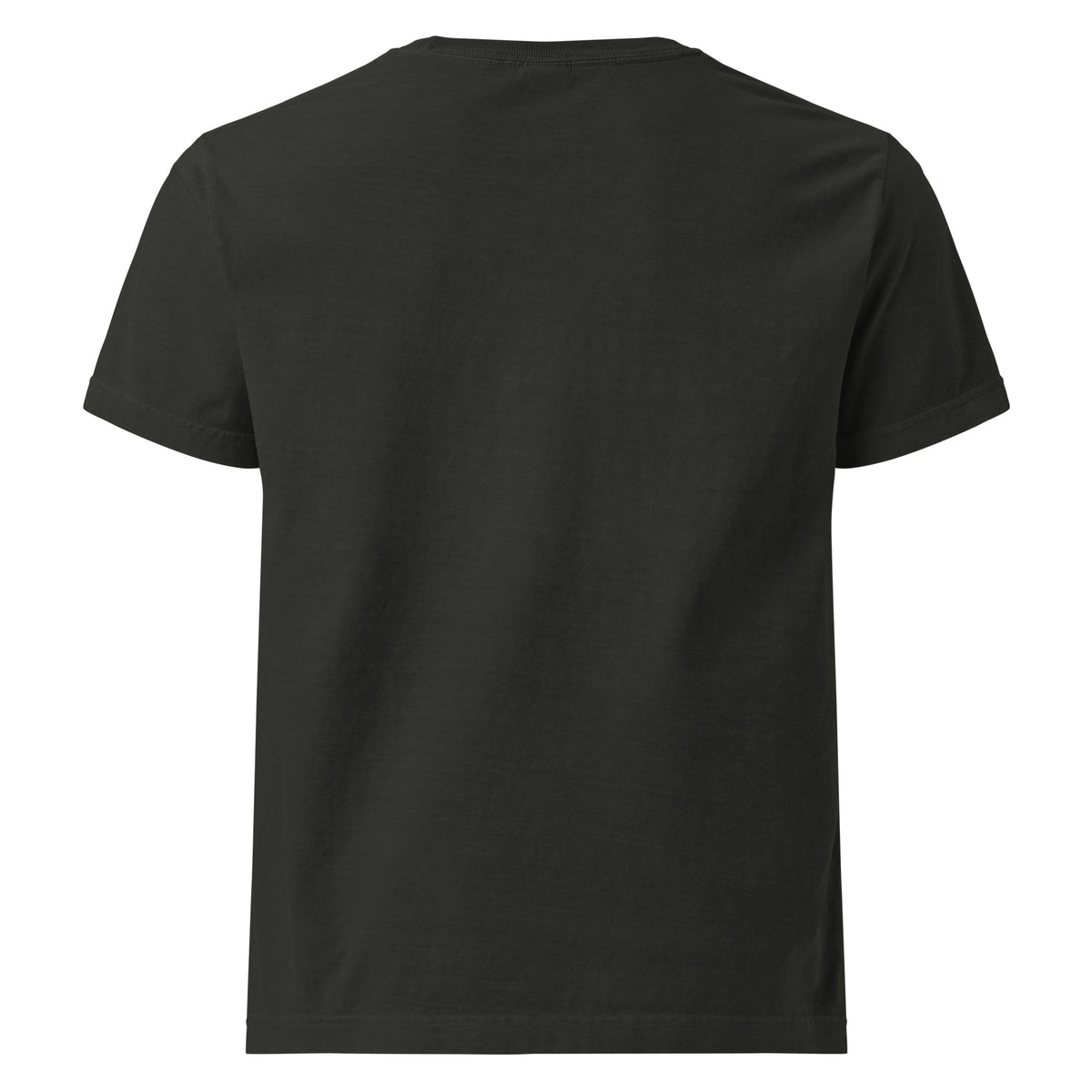 T-shirt oversized Silverback em preto lavado – vista traseira