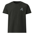 T-shirt oversized Silverback em preto lavado (Washed Black) – vista frontal