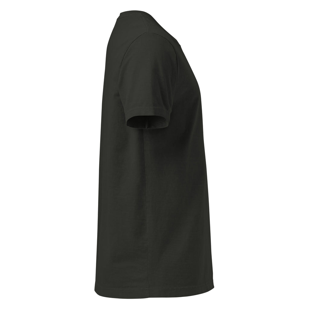 T-shirt oversized Silverback em preto lavado – vista lateral direita